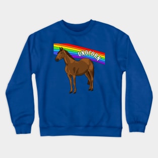 Thunder the Unocorn - Unicorn Art Crewneck Sweatshirt